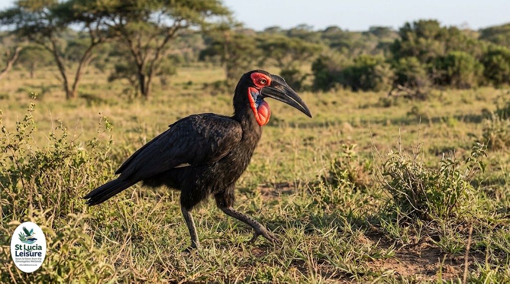 The Thunder Bird: Southern Ground Hornbill in iSimangaliso